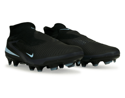 Nike Men's Phantom 6 High Pro FG Black/Ice Blue