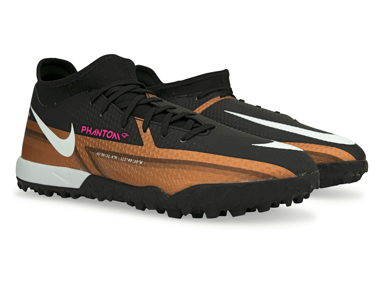 Nike Men's Phantom GT2 DF Academy TF Metallic Copper