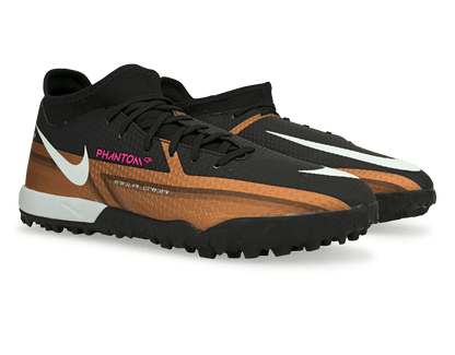 Nike Men's Phantom GT2 DF Academy TF Metallic Copper