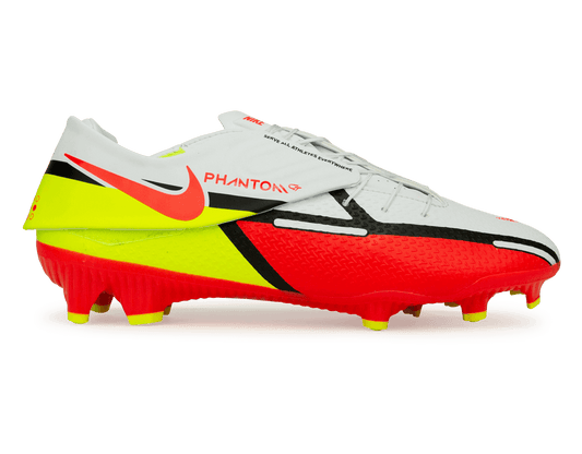 Nike Men's Phantom GT2 Academy Flyease FG/MG White/Crimson