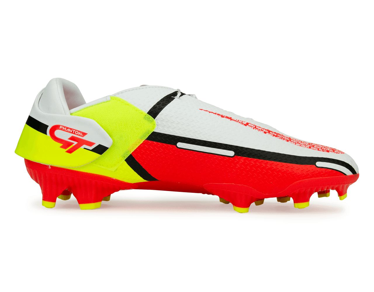 Nike Men's Phantom GT2 Academy Flyease FG/MG White/Crimson