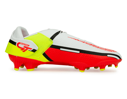 Nike Men's Phantom GT2 Academy Flyease FG/MG White/Crimson