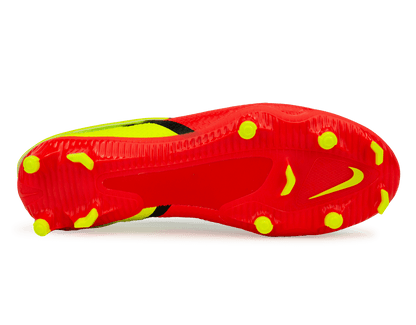 Nike Men's Phantom GT2 Academy Flyease FG/MG White/Crimson