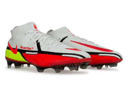 Nike Men's Phantom GT2 DF Elite FG White/Bright Crimson