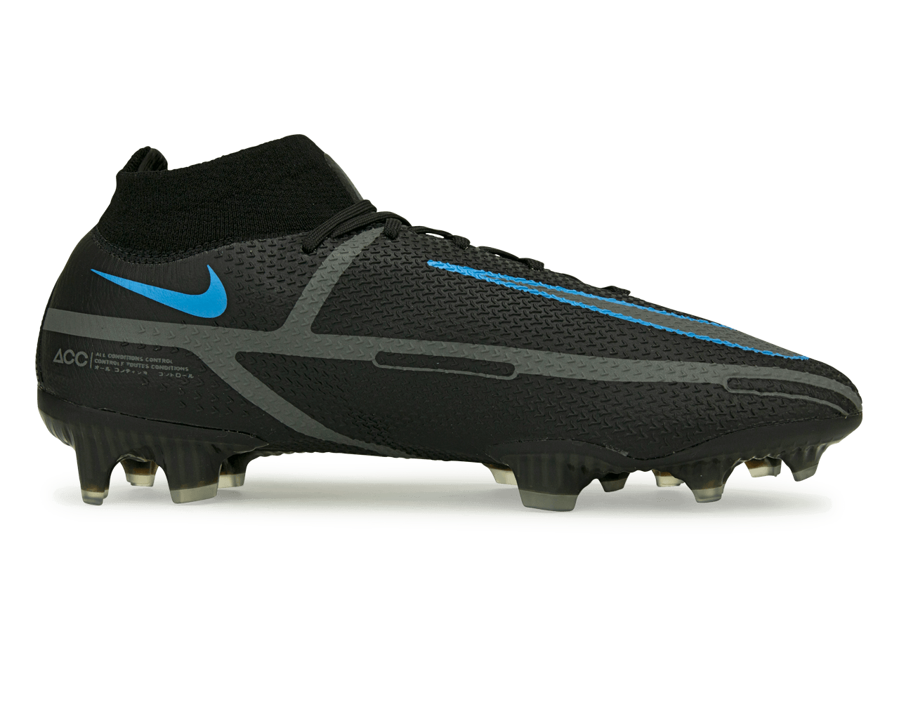 Nike Men's Phantom GT2 DF Elite FG Black/Blue