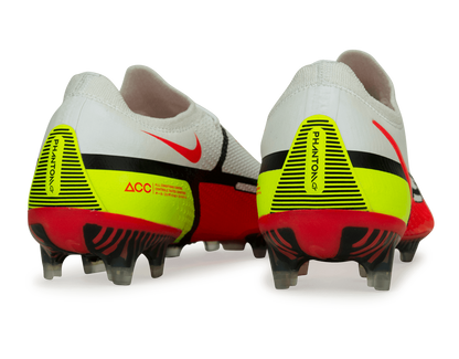 Nike Men's Phantom GT2 Elite FG White/Bright Crimson