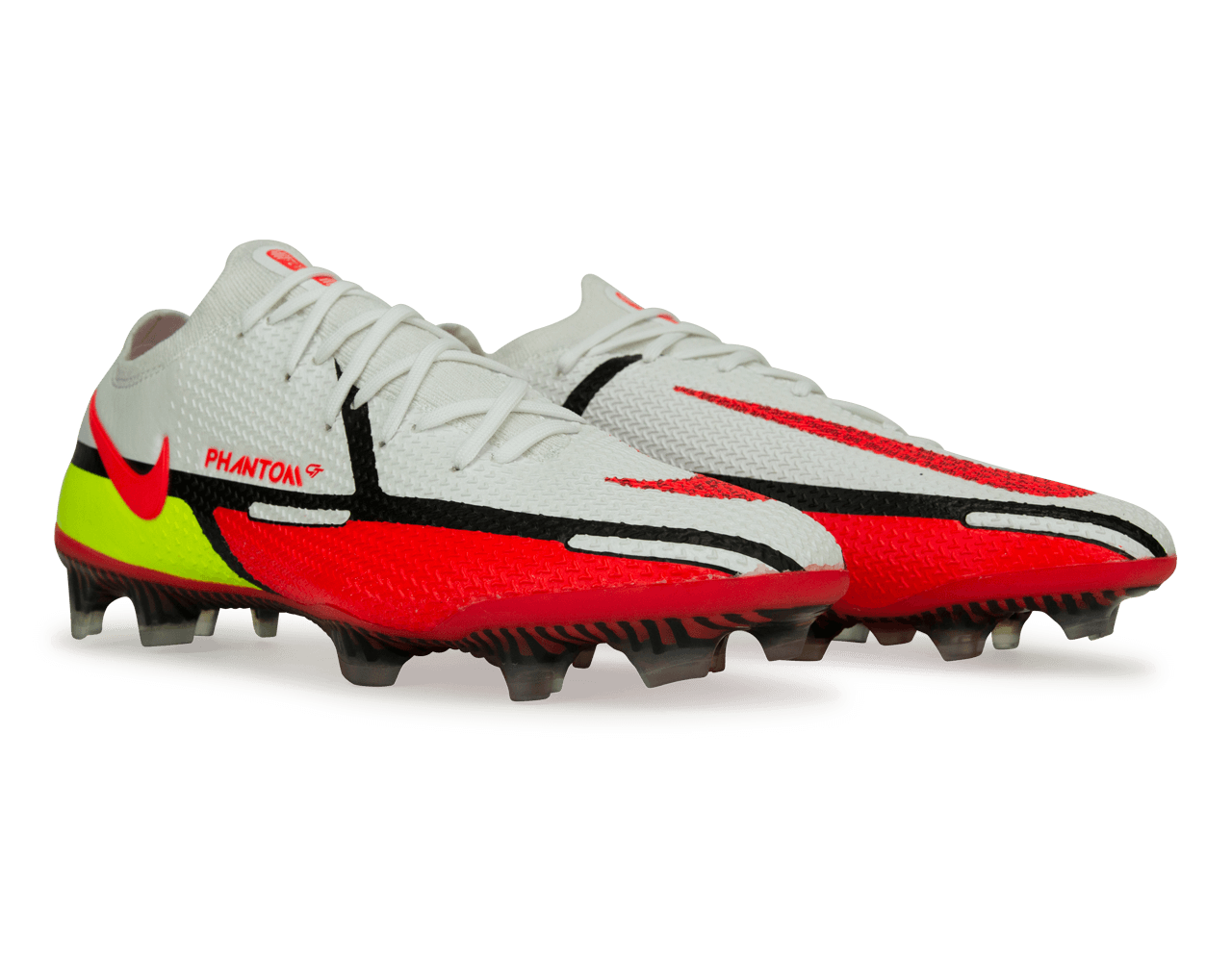 Nike Men's Phantom GT2 Elite FG White/Bright Crimson