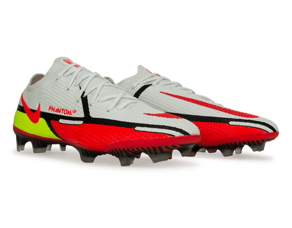 Nike Men's Phantom GT2 Elite FG White/Bright Crimson