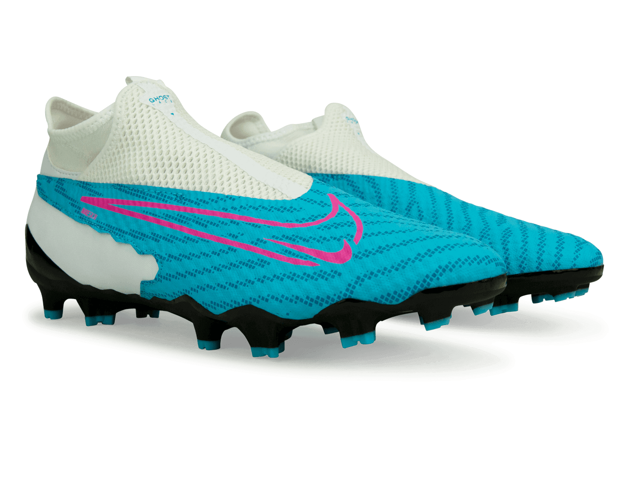 Nike Men's Phantom GX Academy DF FG/MG Baltic Blue/Pink Blast