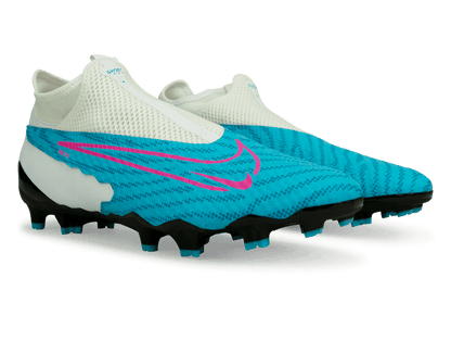 Nike Men's Phantom GX Academy DF FG/MG Baltic Blue/Pink Blast
