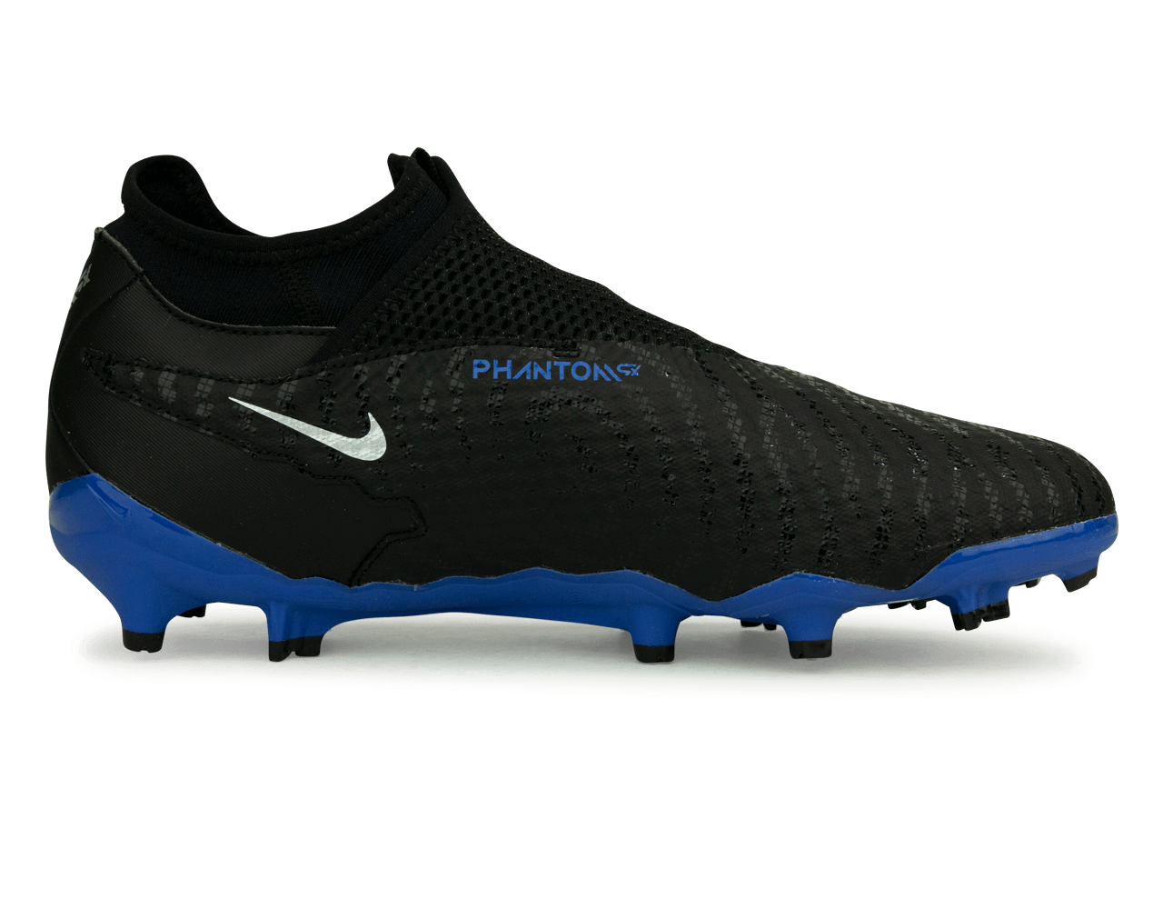 Nike Men's Phantom GX Academy DF FG/MG Black/Blue