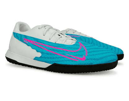 Nike Men's Phantom GX Academy IC Baltic Blue/Pink Blast