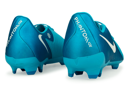 Nike Men's Phantom GX II Academy FG/MG Blue Fury/White