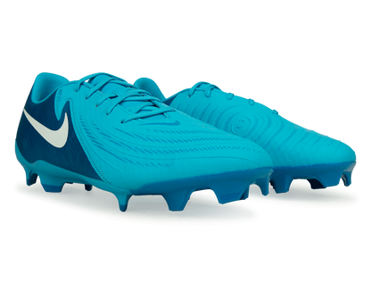 Nike Men's Phantom GX II Academy FG/MG Blue Fury/White
