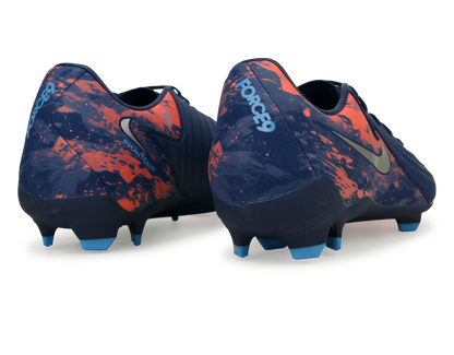 Nike Men's Erling Haaland Phantom GX II Academy FG/MG Blue Void/Chrome