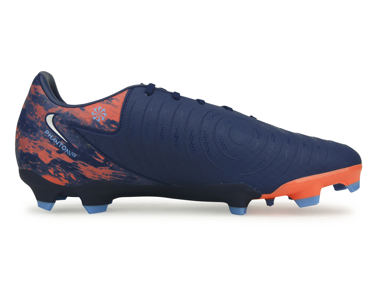 Nike Men's Erling Haaland Phantom GX II Academy FG/MG Blue Void/Chrome