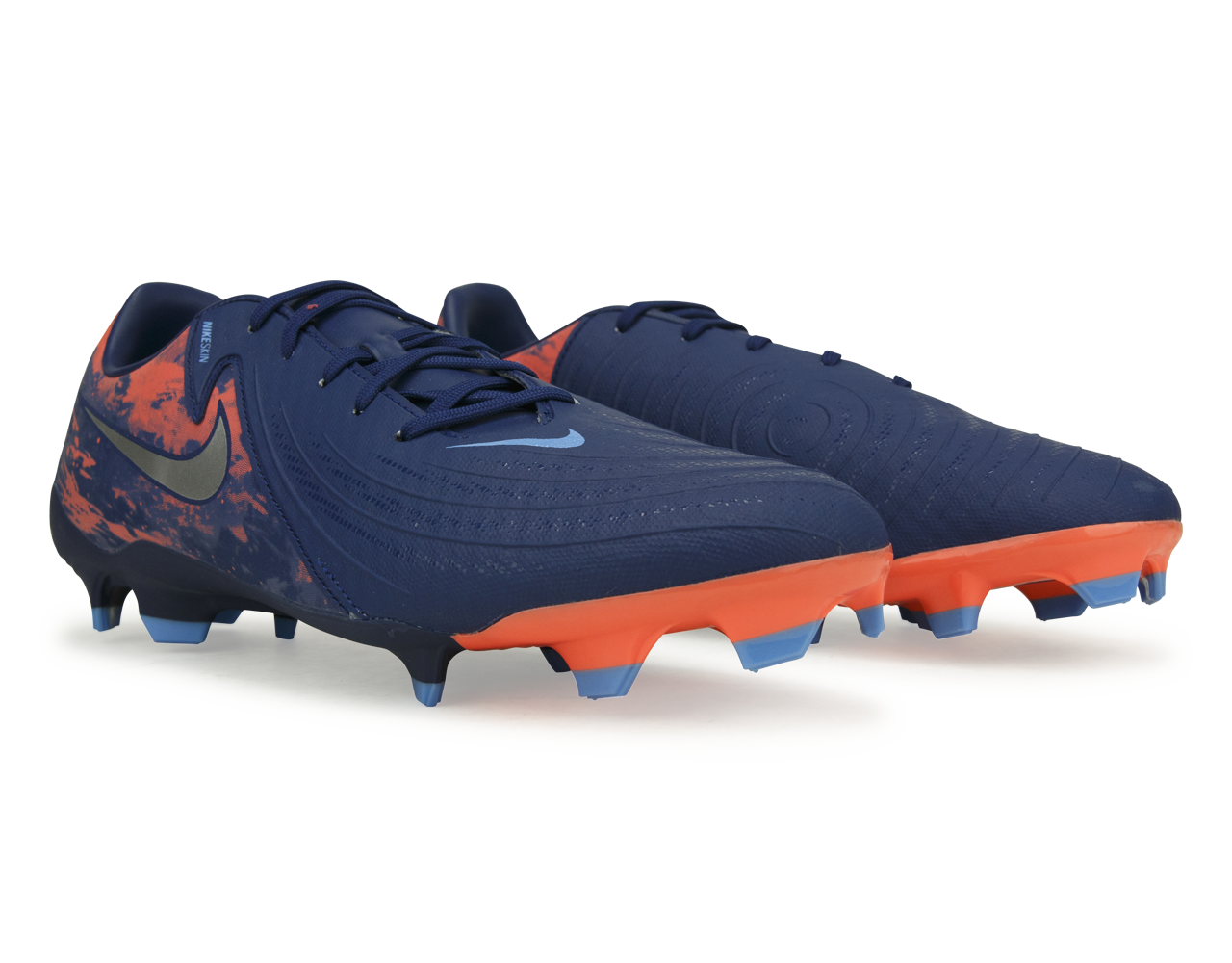 Nike Men's Erling Haaland Phantom GX II Academy FG/MG Blue Void/Chrome