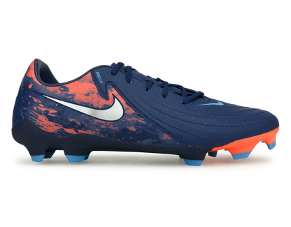 Nike Men's Erling Haaland Phantom GX II Academy FG/MG Blue Void/Chrome