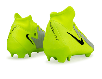 Nike Men's Phantom Luna II Academy FG/MG Silver/Black/Volt
