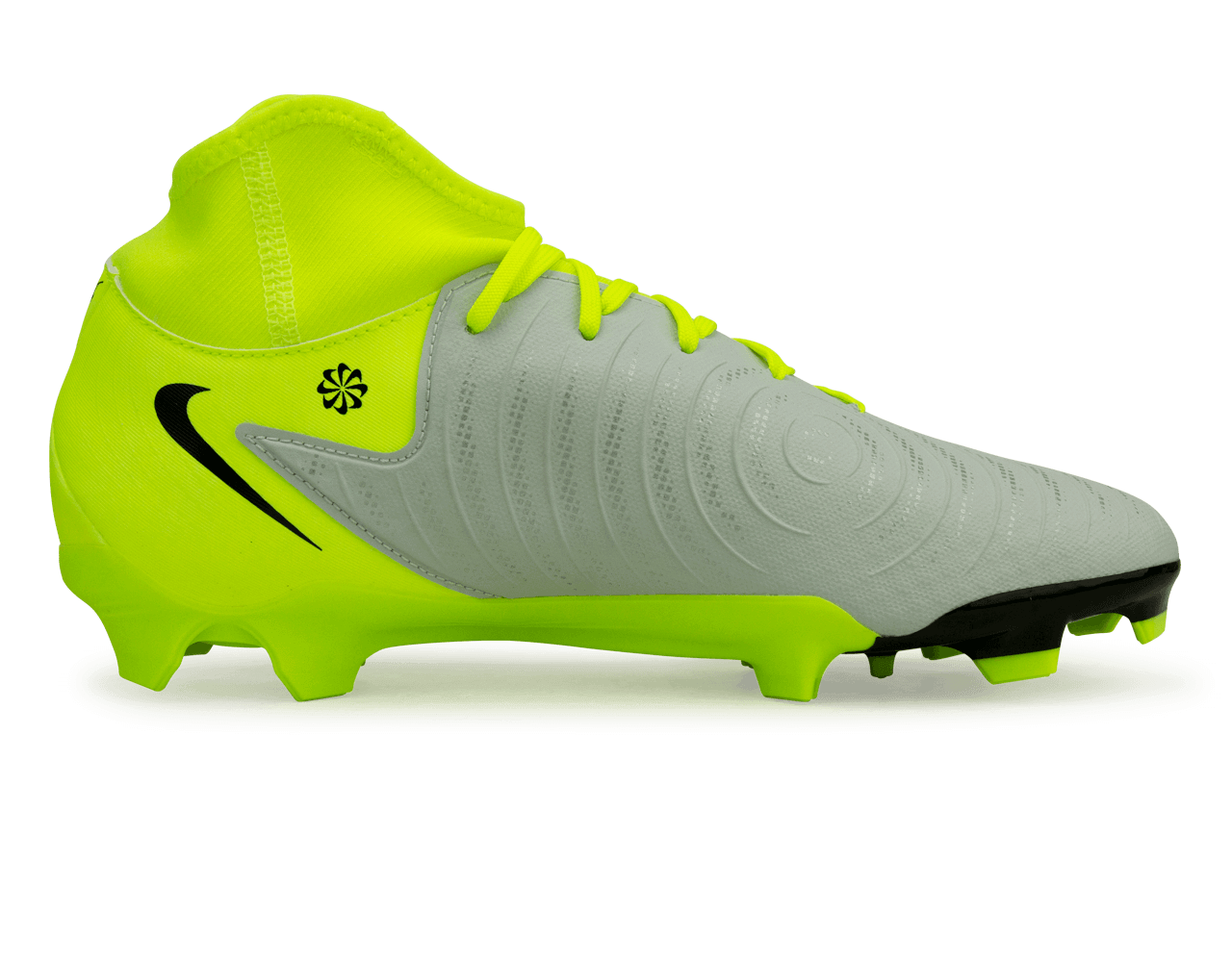Nike Men's Phantom Luna II Academy FG/MG Silver/Black/Volt