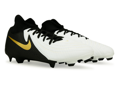 Nike Men's Phantom Luna II Academy FG/MG White/Black/Gold