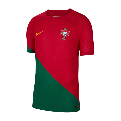 Nike Men's Portugal 2022/23 Dri-FIT ADV Home Jersey Pepper Red/Gold Dart