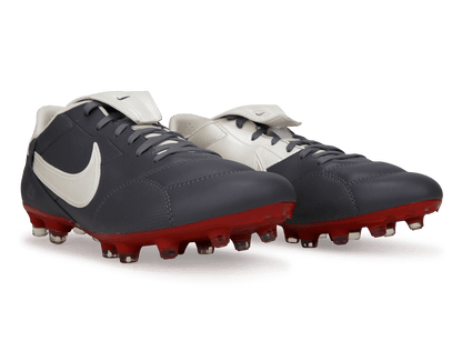 Nike Men's Premier 3 FG Light Graphite/Varsity Red