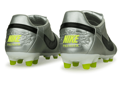 Nike Men's Premier 3 FG Metallic Silver/Volt/Black