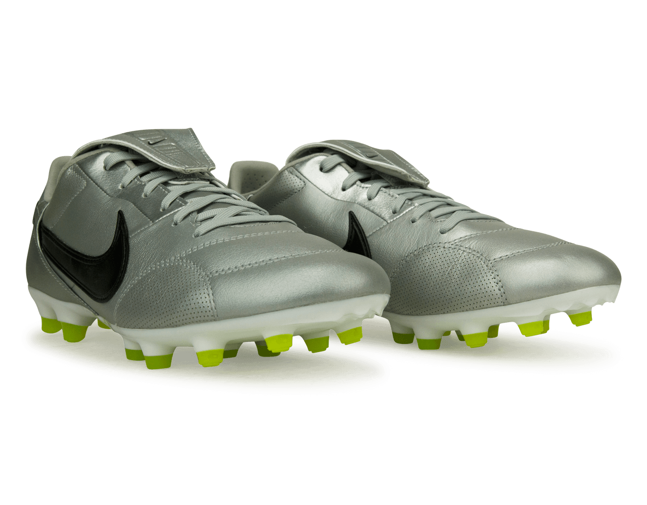 Nike Men's Premier 3 FG Metallic Silver/Volt/Black