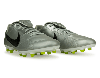 Nike Men's Premier 3 FG Metallic Silver/Volt/Black