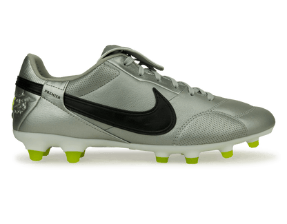 Nike Men's Premier 3 FG Metallic Silver/Volt/Black