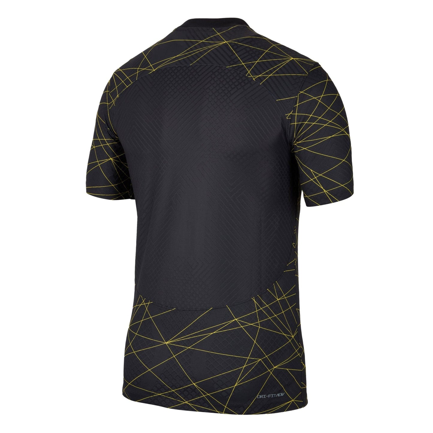 Nike Men's PSG 2022/23 Dri-FIT Fourth Jersey Black/Yellow
