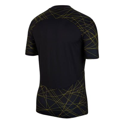 Nike Men's PSG 2023/24 Fourth Jersey Black/Yellow
