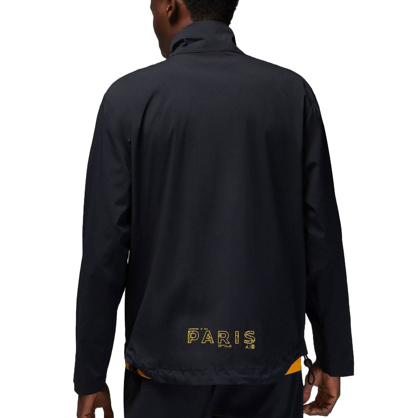 Nike Men's PSG Woven Jacket Black/Yellow