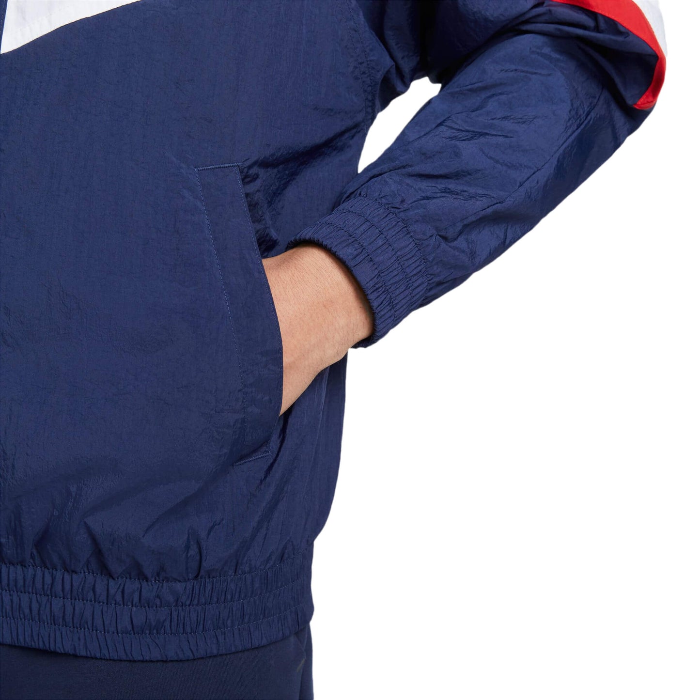 Nike Men's PSG 2022 Strike Woven Jacket Midnight Navy/White