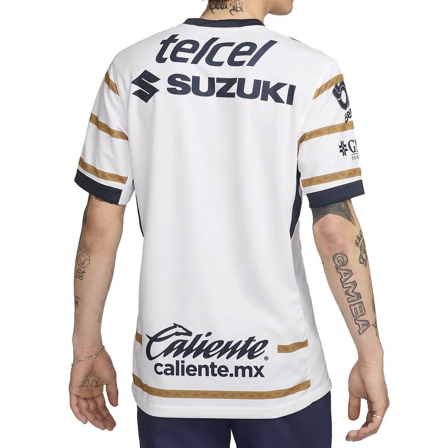 Nike Men's Pumas UNAM 2024/25 Home Jersey White/Gold/Navy