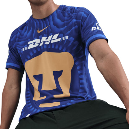 Nike Men's Pumas UNAM 2025/26 Away Jersey Deep Royal Blue/Club Gold