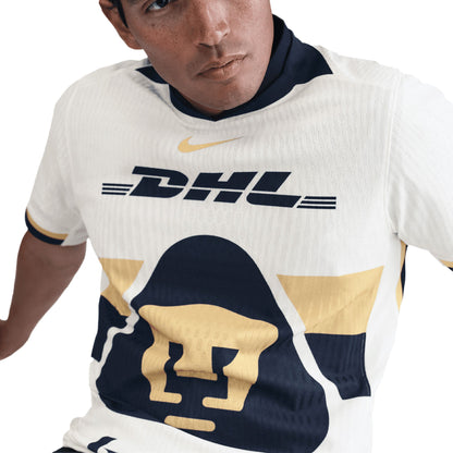 Nike Men's Pumas UNAM 2025/26 Dri-FIT ADV Home Jersey White/Navy/Gold