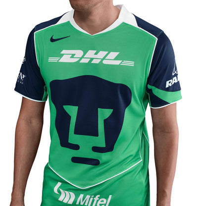 Nike Men's Pumas UNAM 2025/26 Third Jersey Green/White