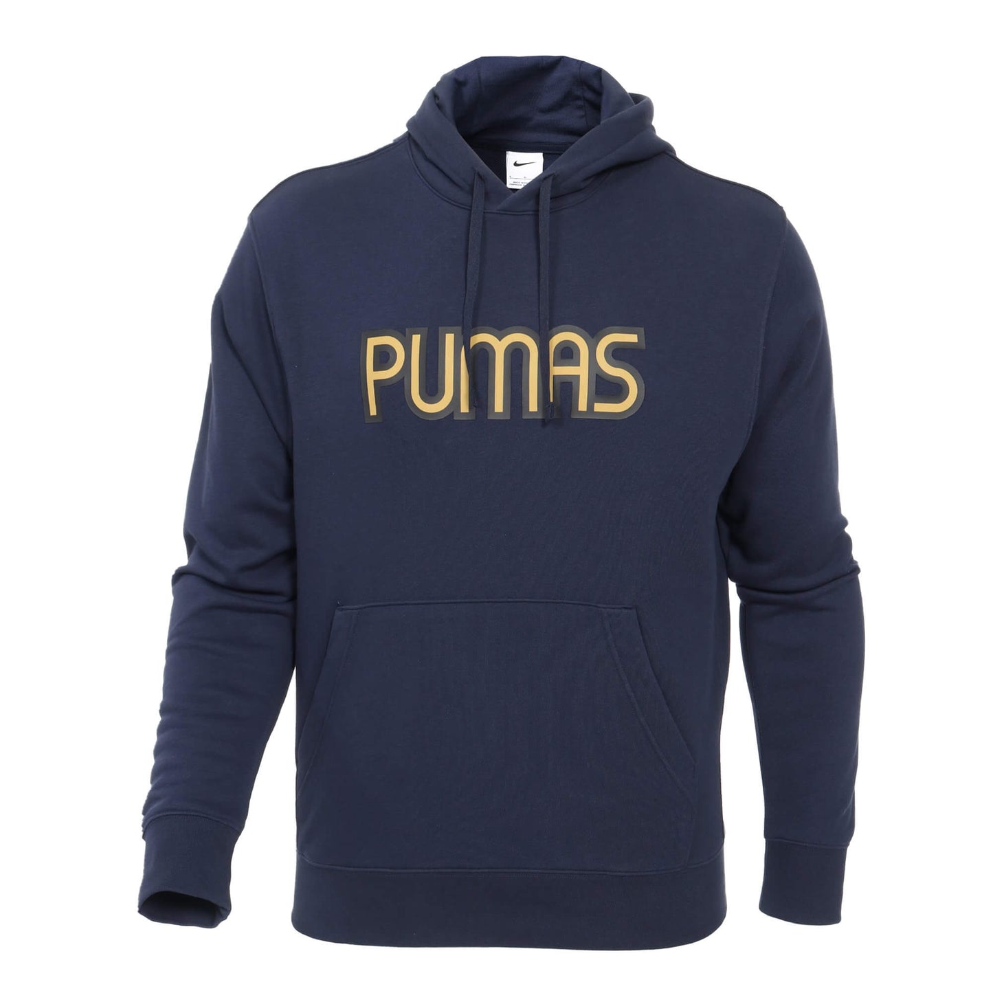 Nike Men's Pumas UNAM 2022 French Terry Fleece Hoodie Obsidian/Truly Gold