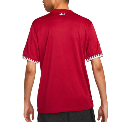 Nike Men's Qatar 2022/23 Home Jersey Desert Maroon/White