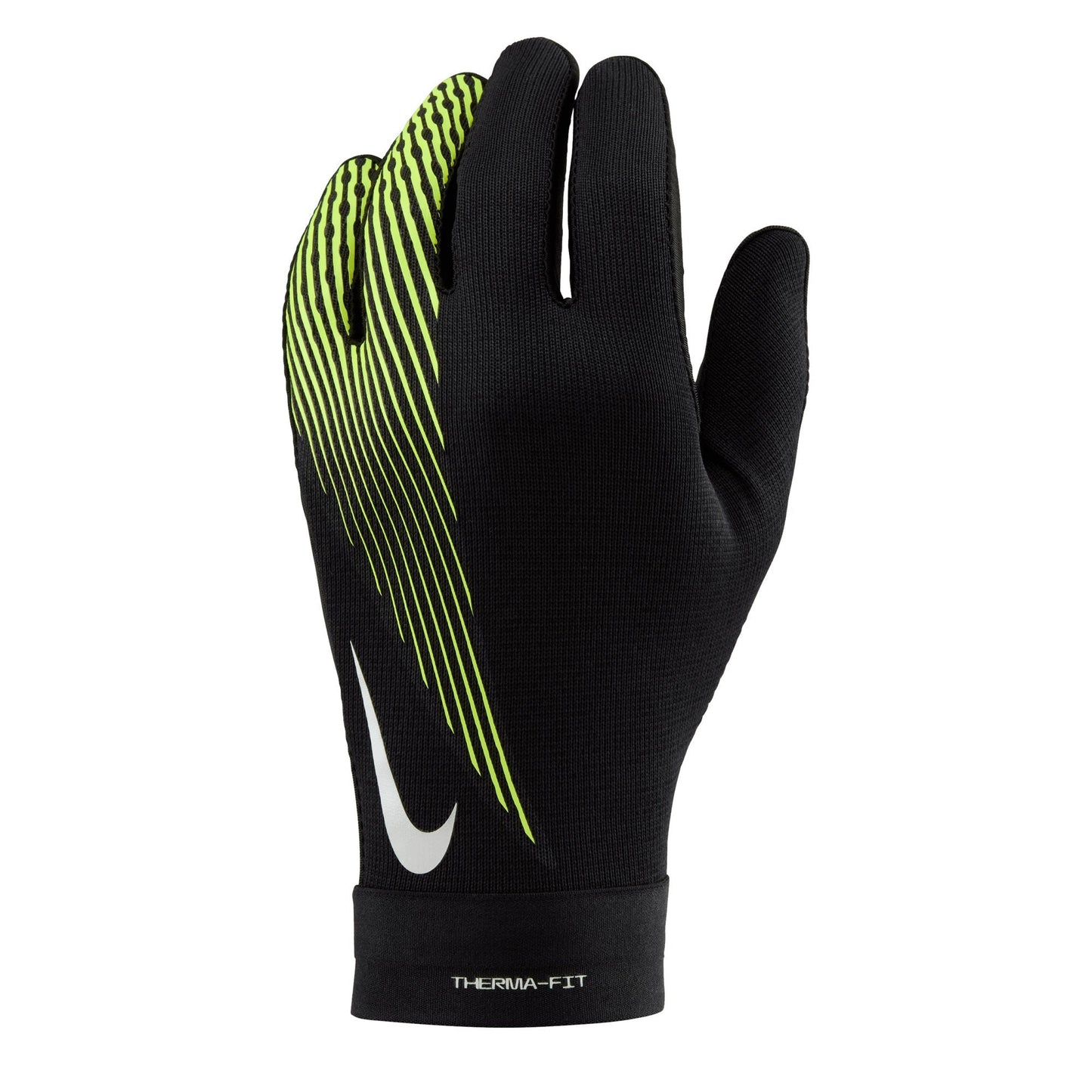 Nike Men's Therma-Fit Academy Field Player Gloves Black/Volt