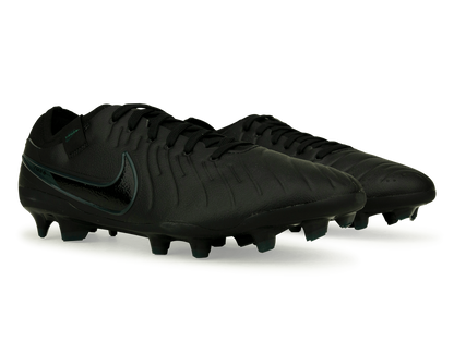 Nike Men's Tiempo Legend 10 Pro FG Black/Deep Jungle