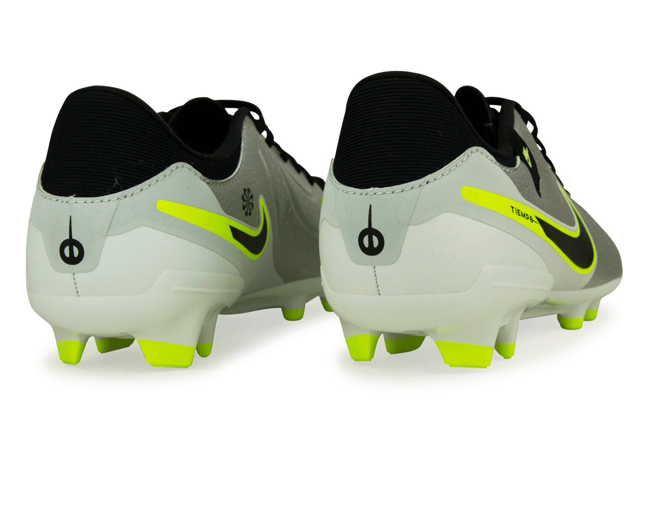Nike Men's Tiempo Legend 10 Academy FG/MG Silver/Black/Volt