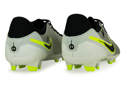 Nike Men's Tiempo Legend 10 Academy FG/MG Silver/Black/Volt