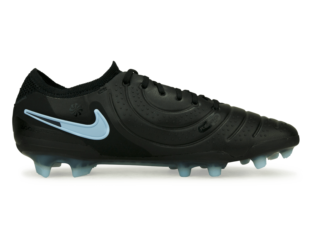 Nike Men's Tiempo Legend 10 Elite FG Black/Ice Blue