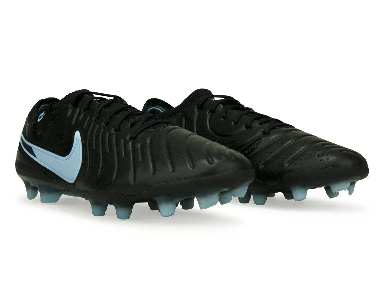 Nike Men's Tiempo Legend 10 Elite FG Black/Ice Blue