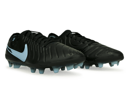 Nike Men's Tiempo Legend 10 Elite FG Black/Ice Blue