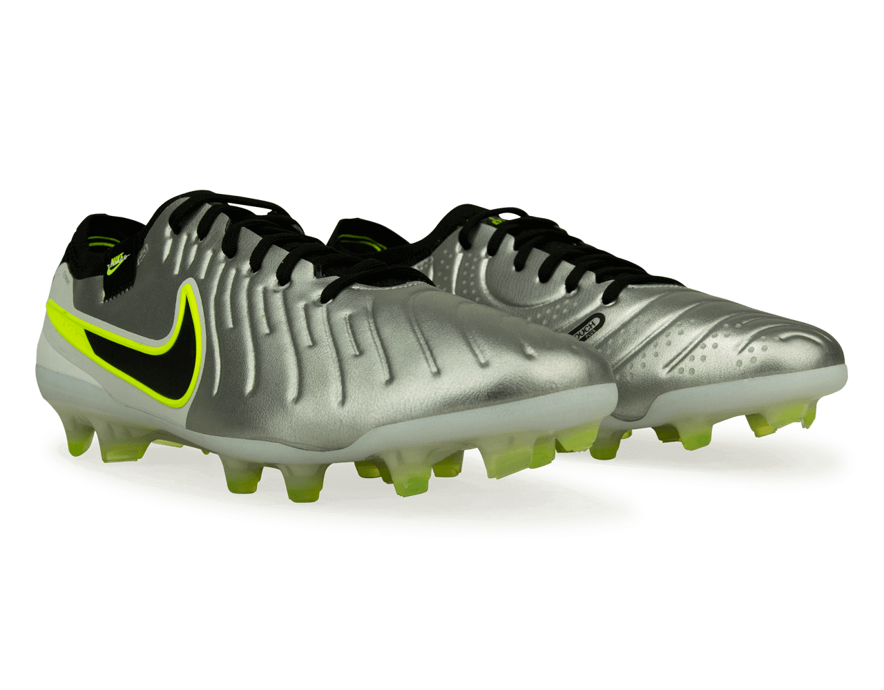 Nike Men's Tiempo Legend 10 Elite FG Silver/Black/Volt