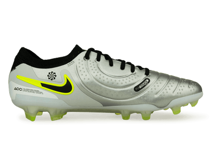 Nike Men's Tiempo Legend 10 Elite FG Silver/Black/Volt